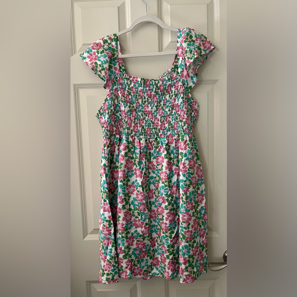 Michelle Mcdowell Bright & Cheery Flowy Blend Everyday Dress Floral Size L